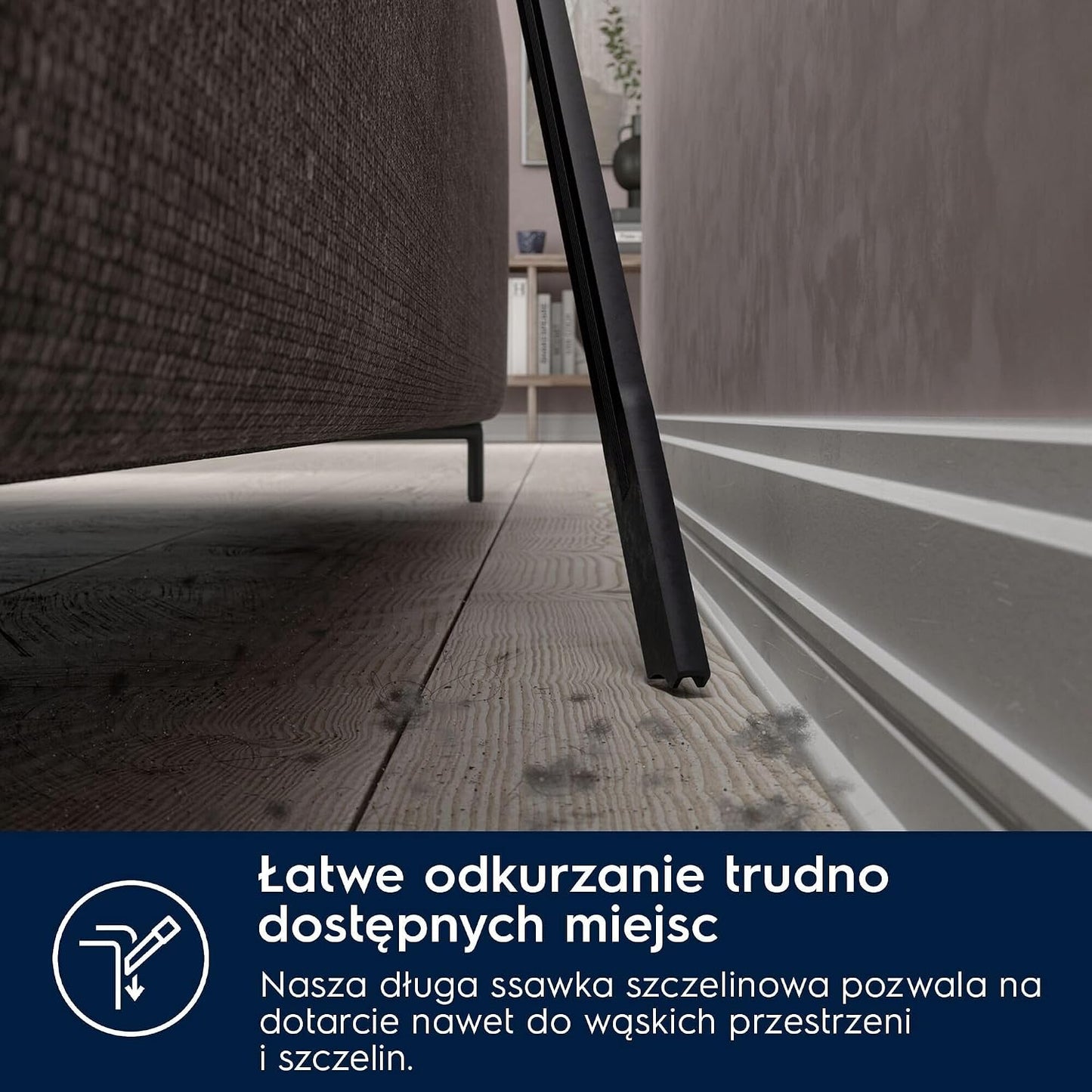 Electrolux Odkurzacz Workowy Clean 600 EB61C3WBL, 73 dB, 99,99% skuteczność odkurzania, Kompaktowy rozmiar, 55% materiałów pochodzących z recyklingu, Zasięgiem 12 metrów, Brąz