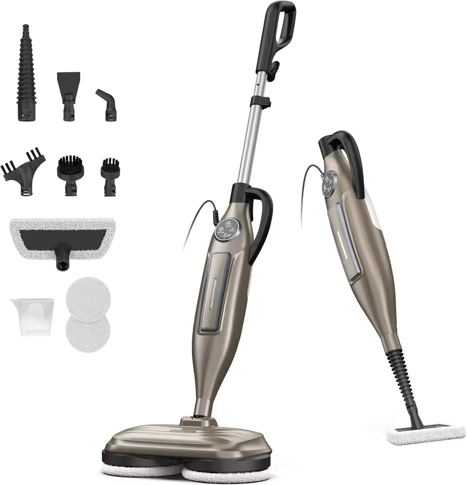 VM6 Rotating Steam Scrub Mop