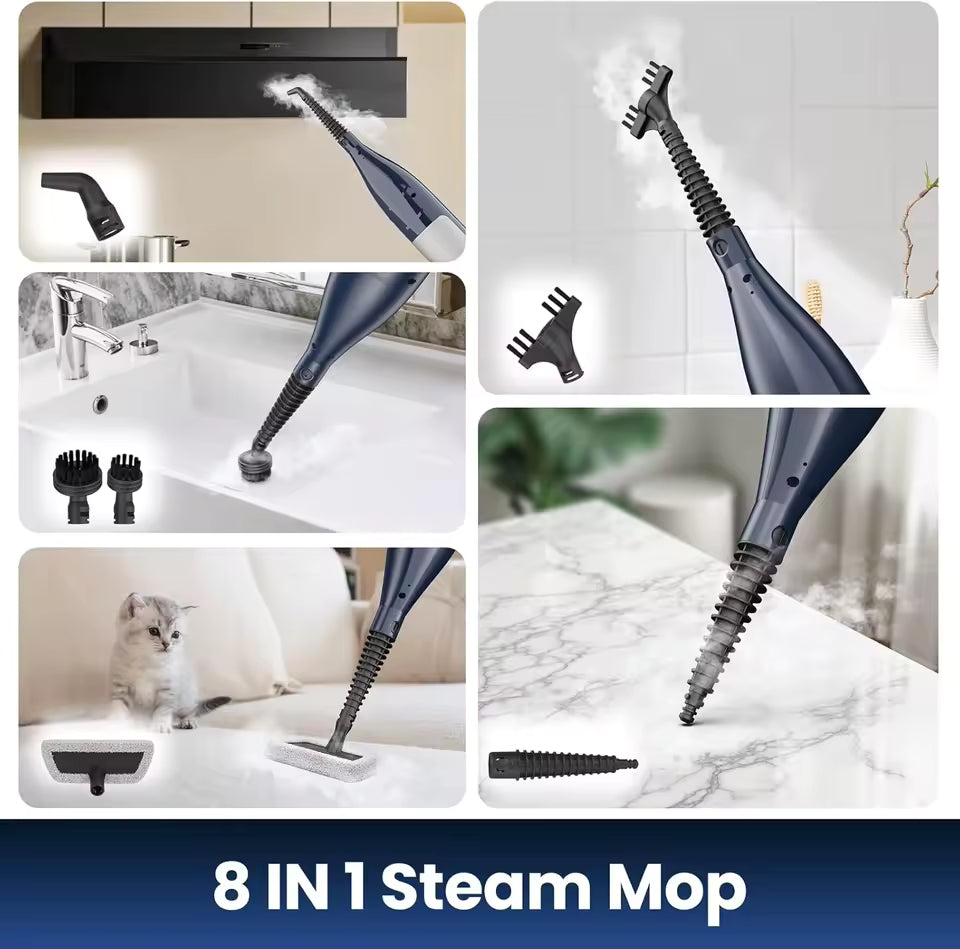 VM6 Rotating Steam Scrub Mop