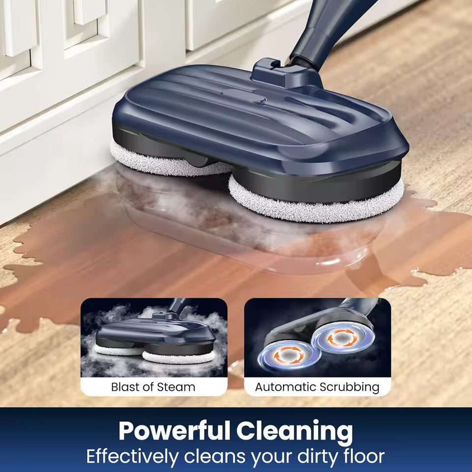 VM6 Rotating Steam Scrub Mop