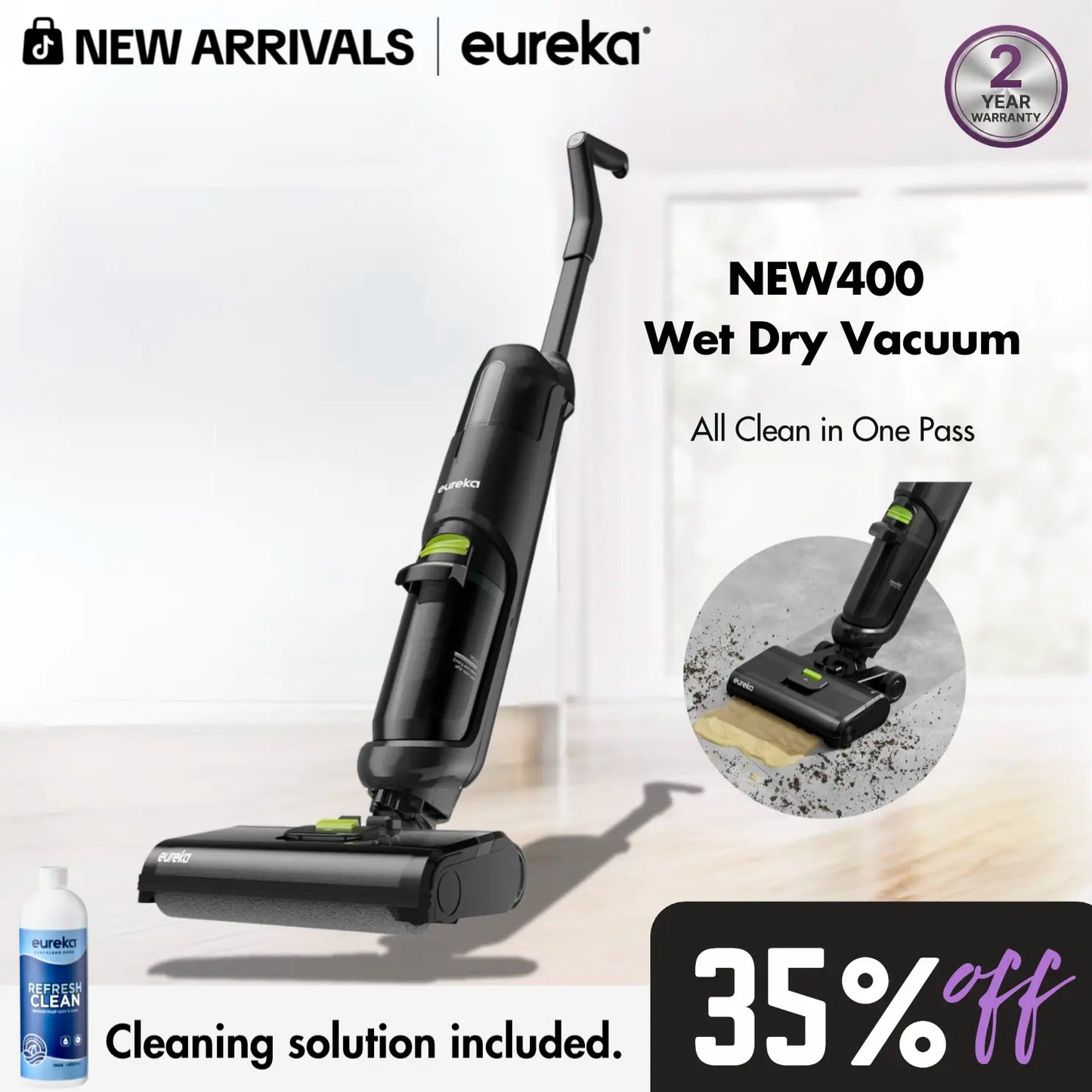 Cordless Wet & Dry Vacuum Mop