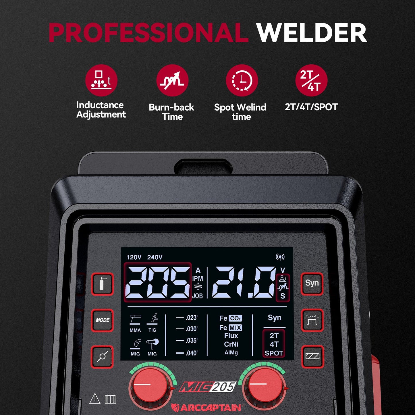 MIG205 Pro Multi Process Welder